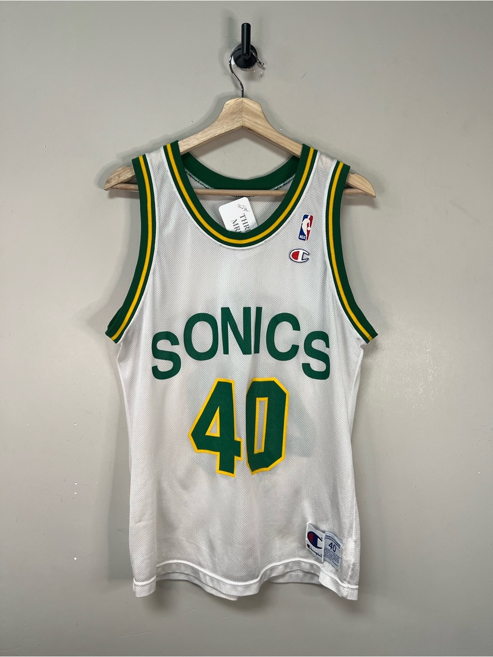 Vintage 90s Seattle Super Sonics NBA Jersey